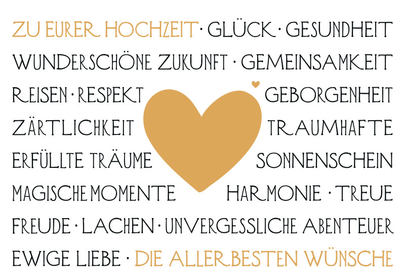 goldbek-edelschwarz-hochzeit-typokarte-doppelkarte-hochzeit image 2