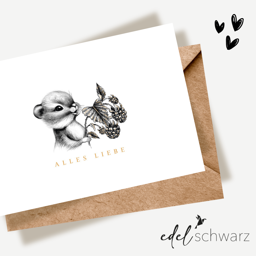 goldbek-edelschwarz-s-es-kleines-tier-doppelkarte-alles-liebe image 1
