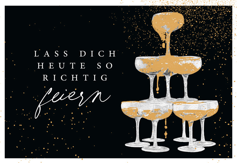 goldbek-edelschwarz-turm-aus-sektgl-sern-doppelkarte-geburtstag image 2