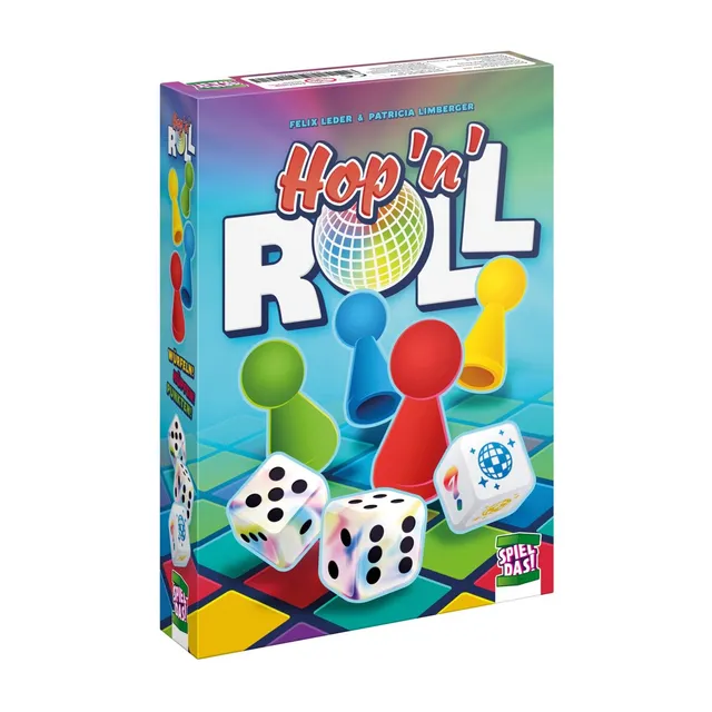 huch-friends-kinder-hop-n-roll-spiel-w-rfelspiel image 1