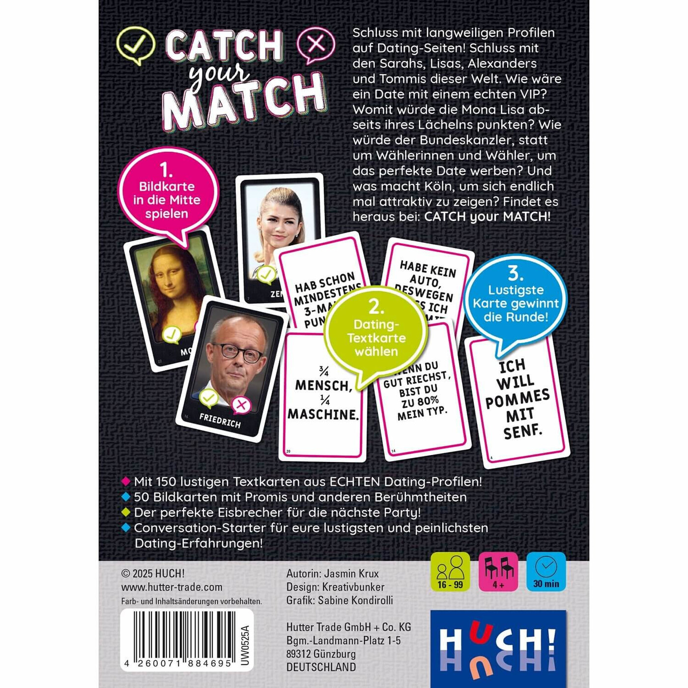huch-friends-kinder-catch-your-match-kartenspiel-promi image 8
