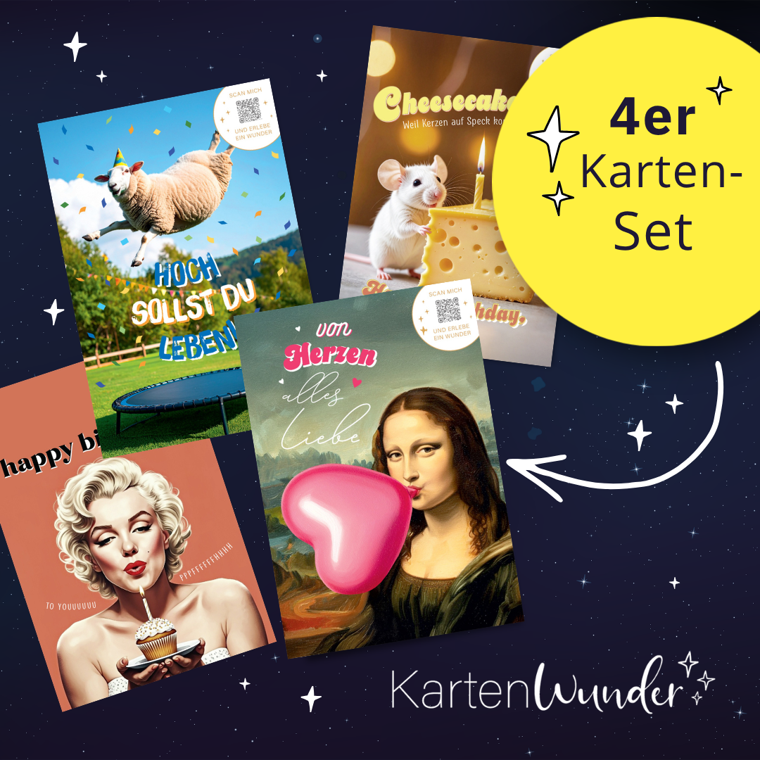 goldbek-kartenwunder-funny-moments-4er-set-geburtstag image 1