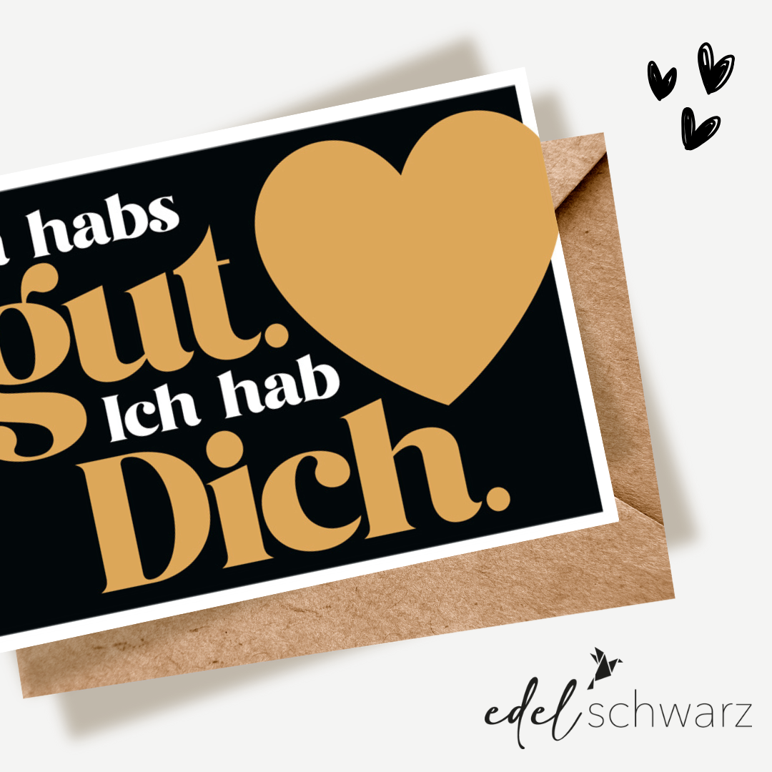 goldbek-edelschwarz-ich-hab-dich-doppelkarte-liebe image 1