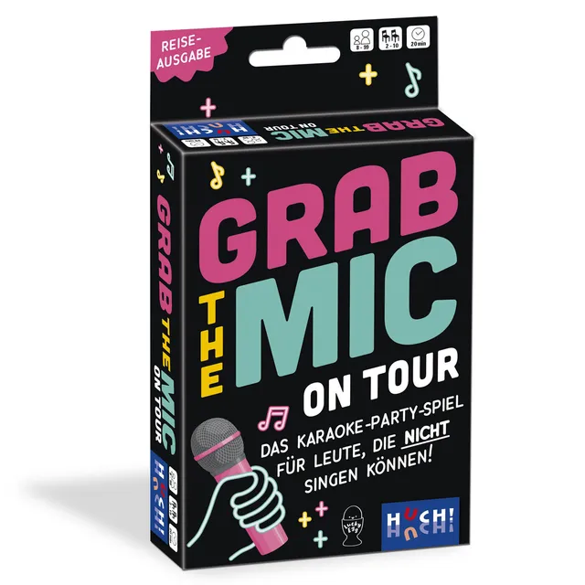 huch-party-grab-the-mic-on-tour-karaoke-partyspiel-reiseformat image 1