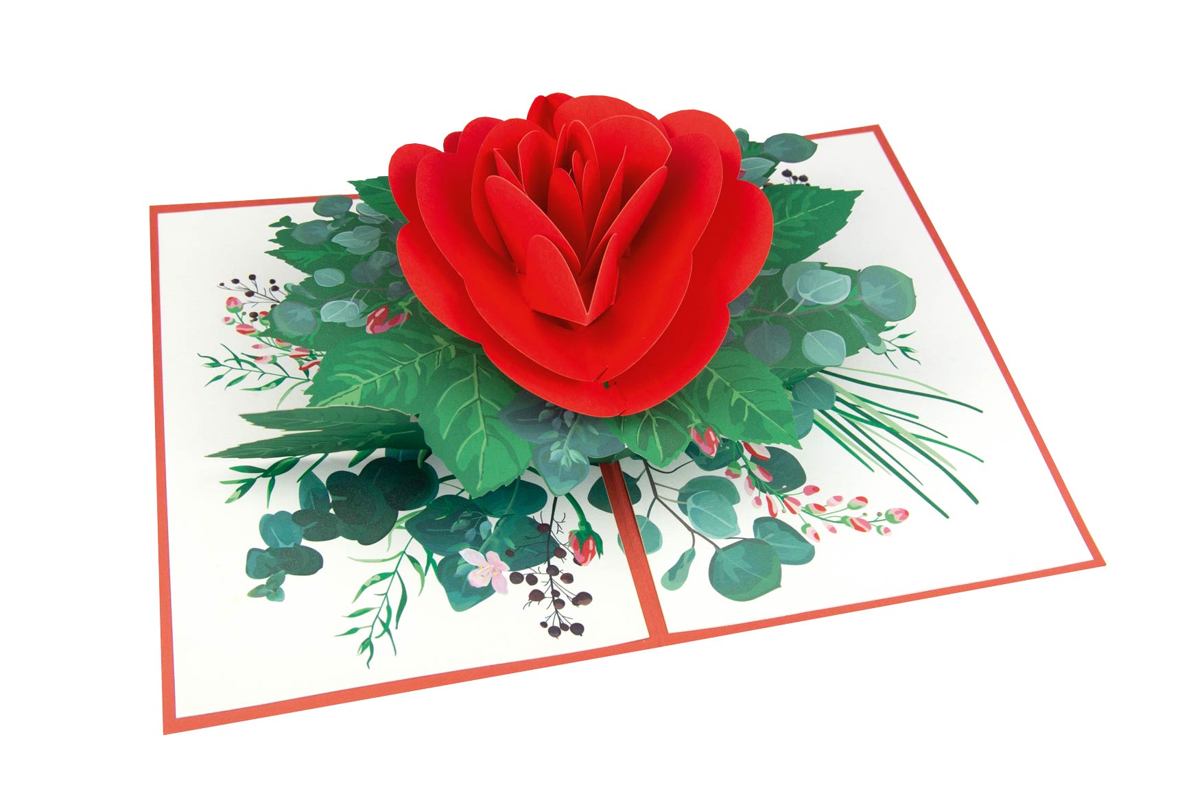 goldbek-simsalabim-pop-up-karte-kiss-from-a-rose-blumen image 1