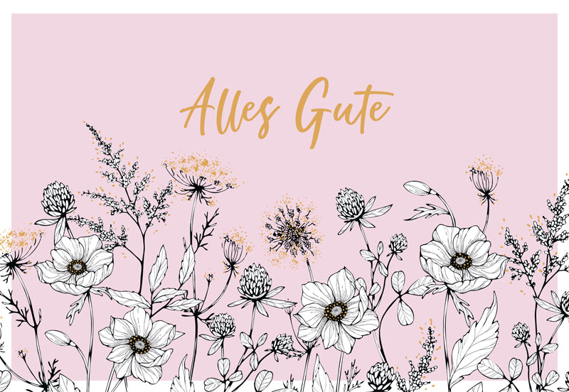goldbek-edelschwarz-wildblumen-doppelkarte-geburtstag image 2