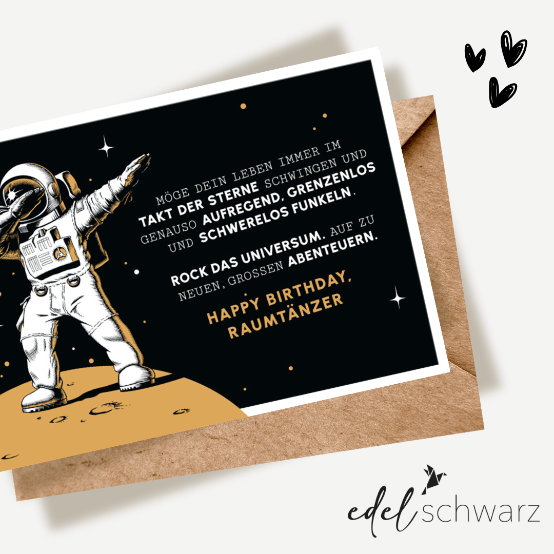 goldbek-edelschwarz-raumt-nzer-im-all-doppelkarte-geburtstag image 1