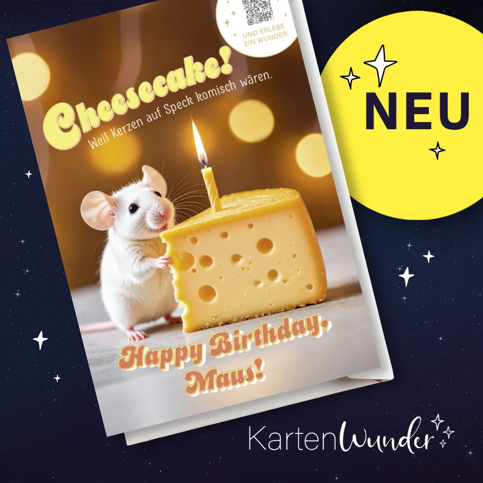 goldbek-kartenwunder-cheescake-maus-doppelkarte-interaktiv image 1