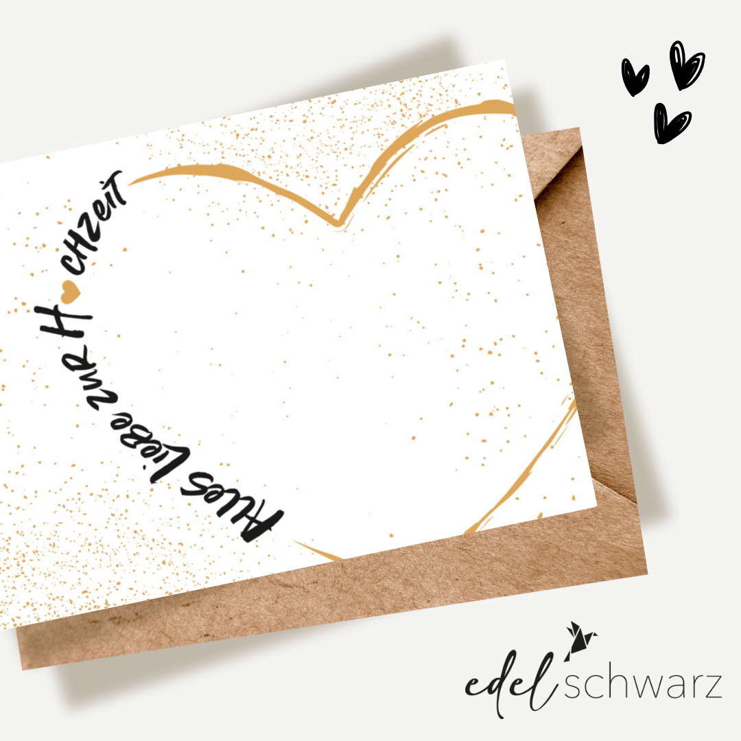 goldbek-edelschwarz-doppelkarte-herzlich-zur-hochzeit image 1