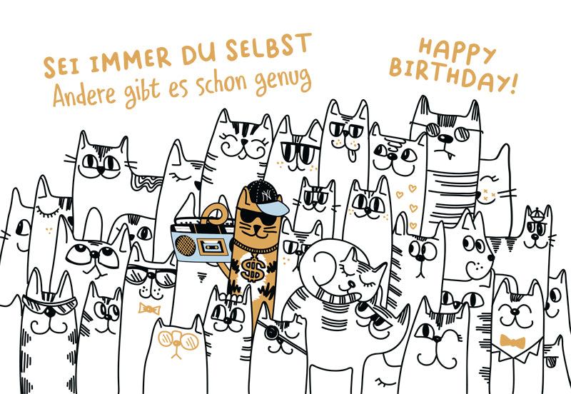 goldbek-edelschwarz-katzenbande-gratuliert-doppelkarte image 2