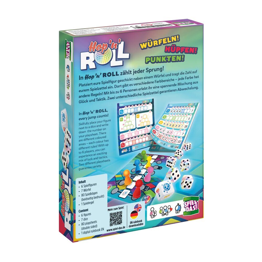 huch-friends-kinder-hop-n-roll-spiel-w-rfelspiel image 8
