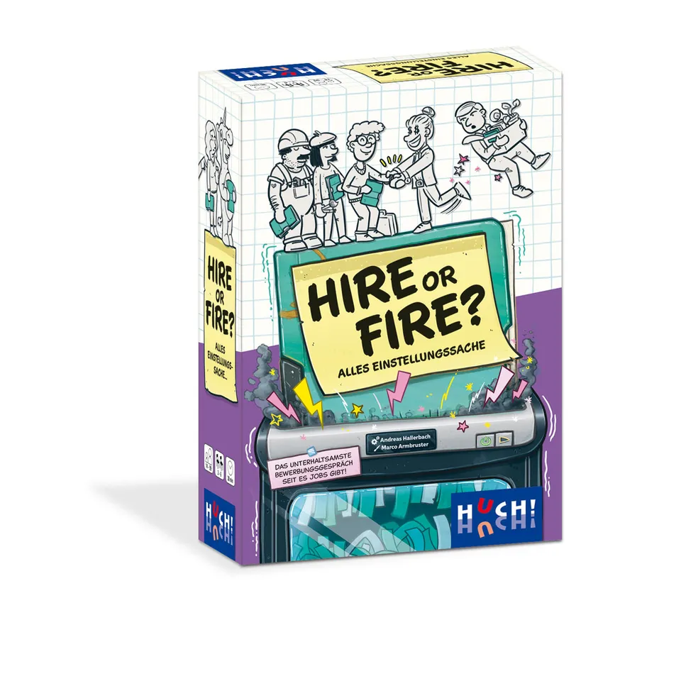 huch-friends-hire-or-fire-partyspiel-chaotisch-lustig image 1