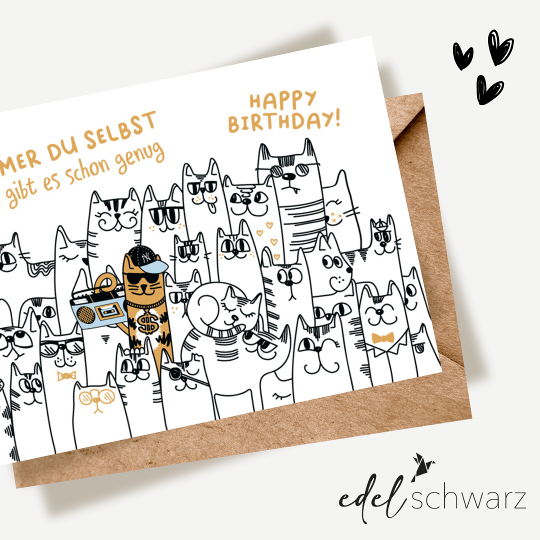 goldbek-edelschwarz-katzenbande-gratuliert-doppelkarte image 1